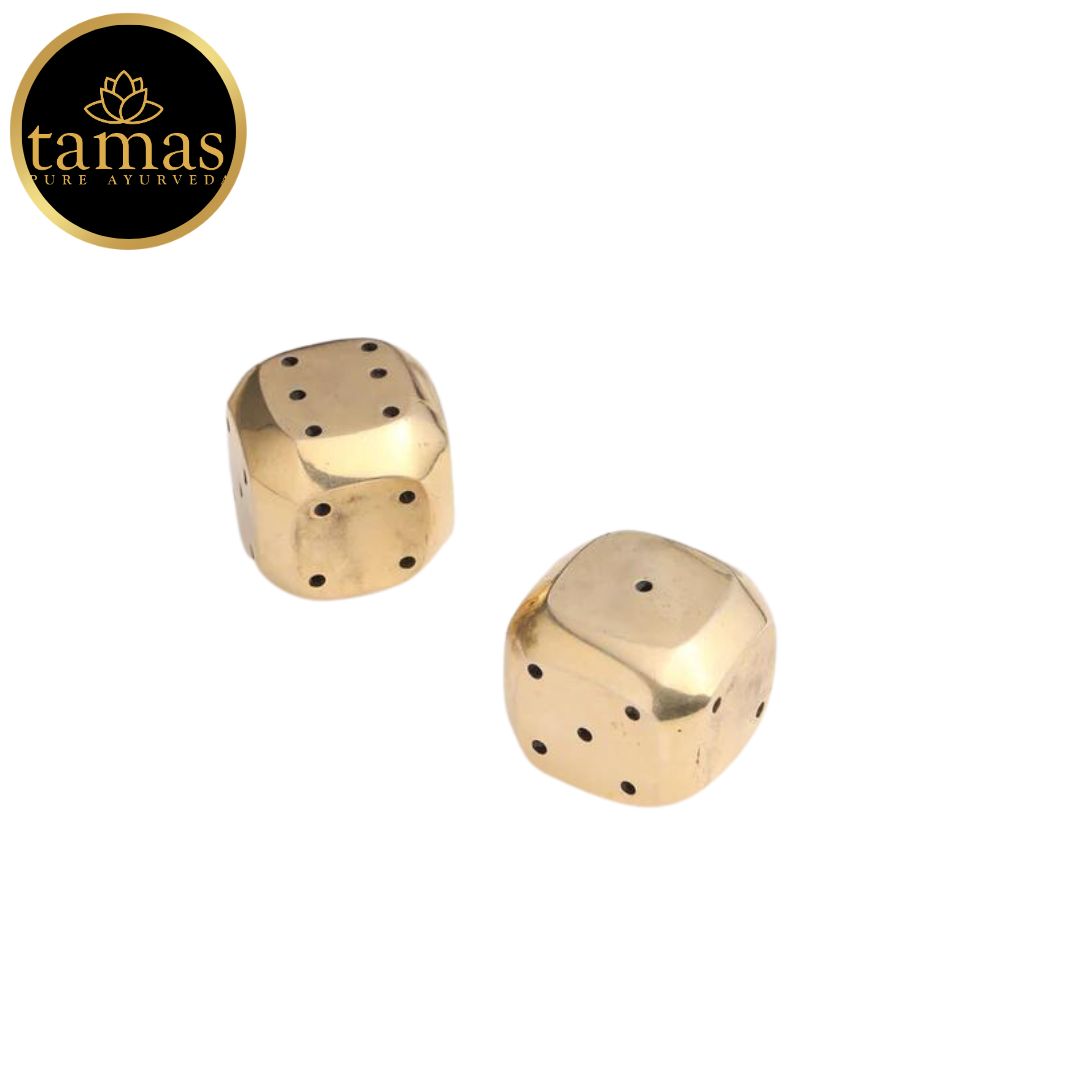 Brass Pair of Dice order