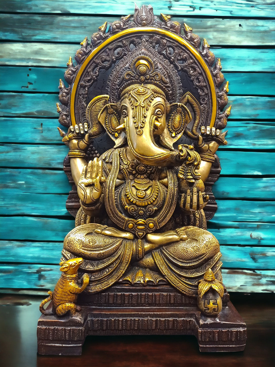 Tamas Brass Lord Ganesha Idol (21 Inch)