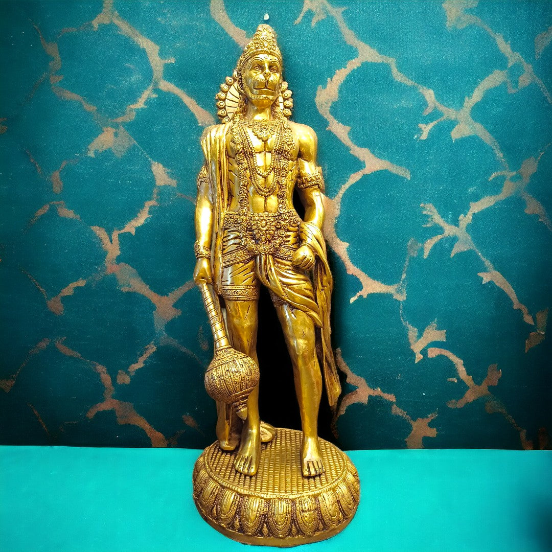 Brass Hanuman Ji Statue (24 Inch)