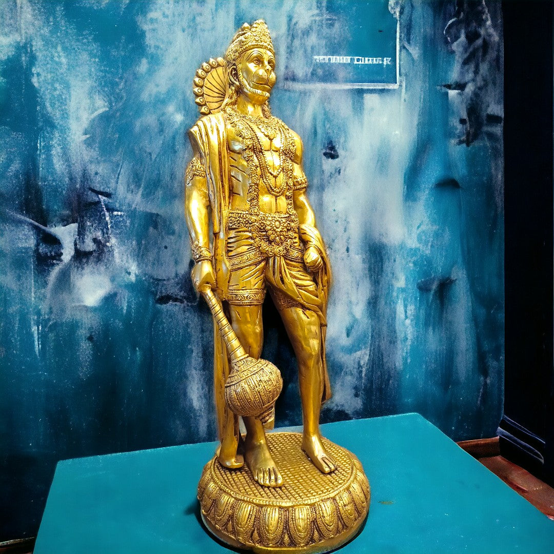 Brass Hanuman Ji Statue (24 Inch)