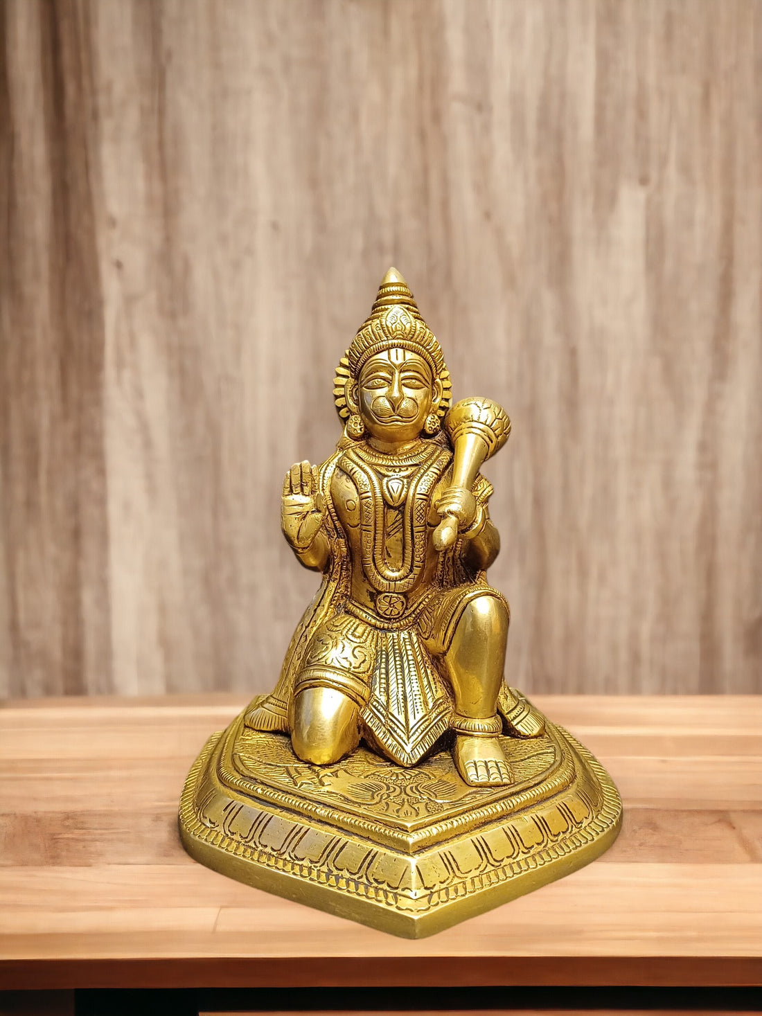 Tamas Brass Hanuman Ji  Statue (8 Inches)