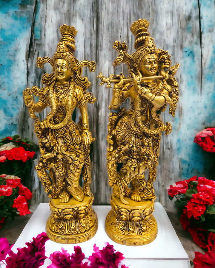 Radha Krishna Statue | (15 X 5 X 3 inch) |Weight - 7 kg