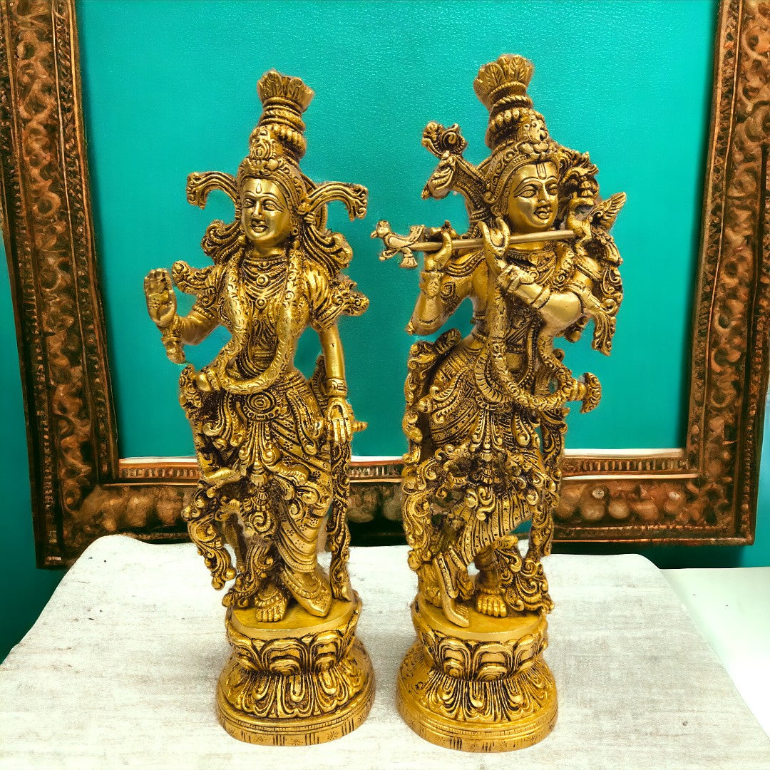 Radha Krishna Statue | (15 X 5 X 3 inch) |Weight - 7 kg