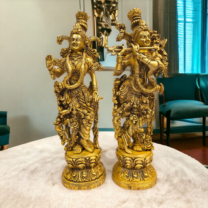 Radha Krishna Statue | (15 X 5 X 3 inch) |Weight - 7 kg