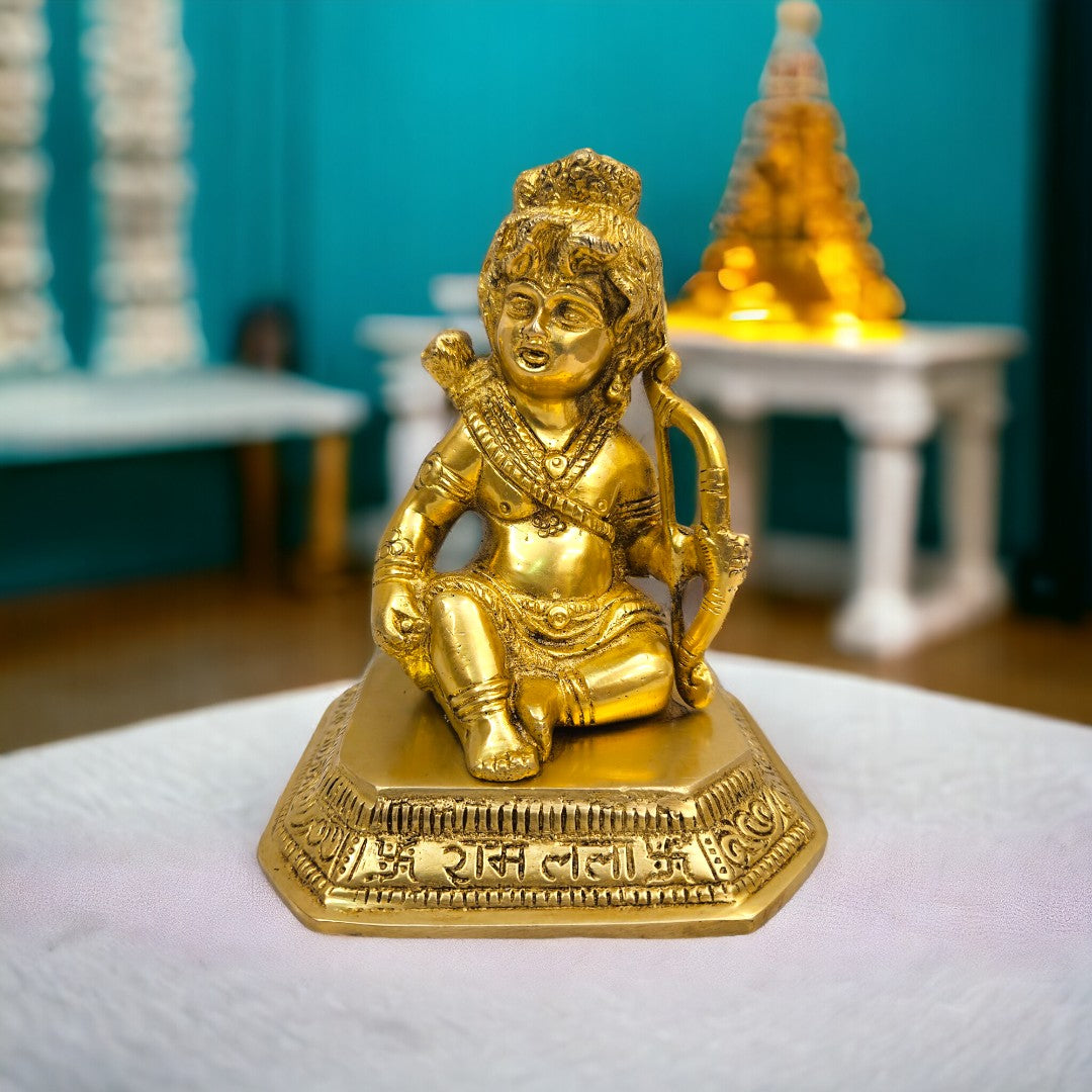 Ram lala idol/ Statue |(6.5 X 5 X 4.5 inch) |Weight - 1.5 kg