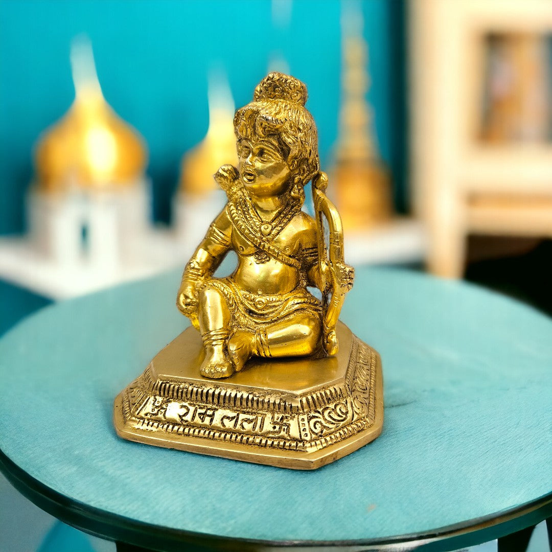 Ram lala idol/ Statue |(6.5 X 5 X 4.5 inch) |Weight - 1.5 kg