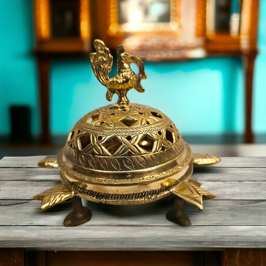 Brass Loban burner |(6 X 6.5 X 6.5 inch)|Weight - 0.5 kg