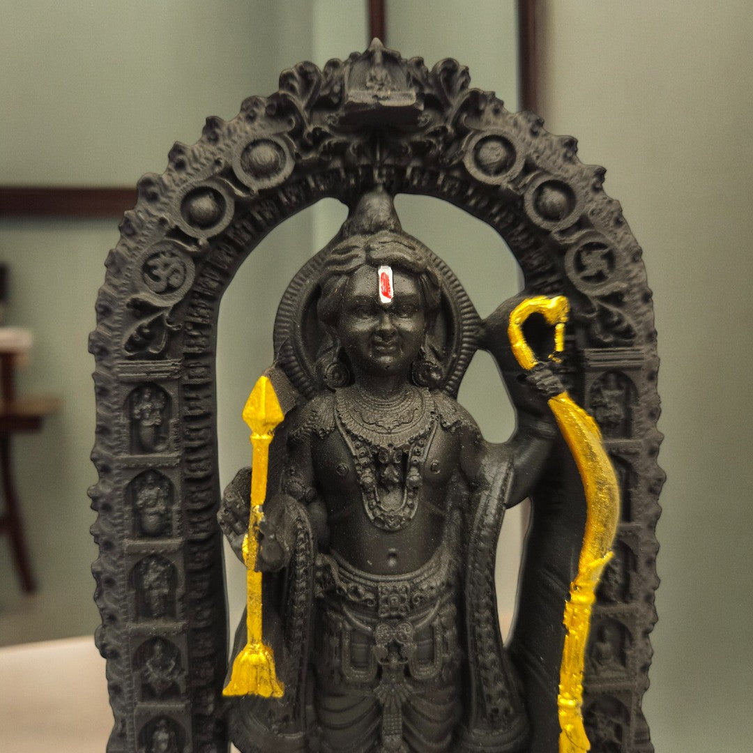 Ram Lala Idol |Ayodhya's Ram Lalla Statue|(7 X 4 X 2.5) inch|Weight-0.35kg