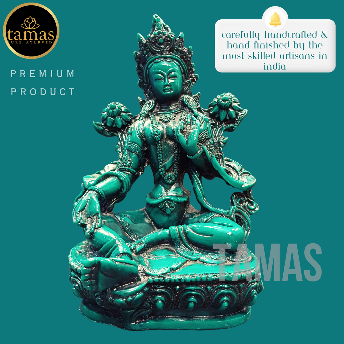 Tamas Poly Resin Tara Ma Statue (8 Inches)