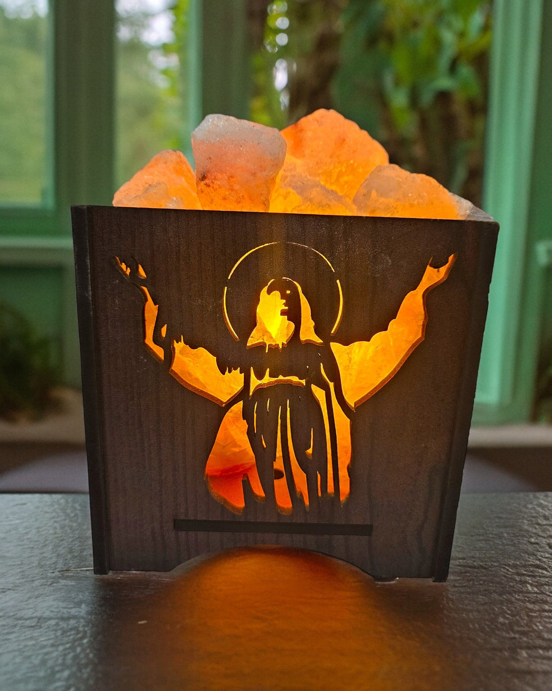 Jesus Angel Himalayan Rock Salt Lamp (6 Inch)