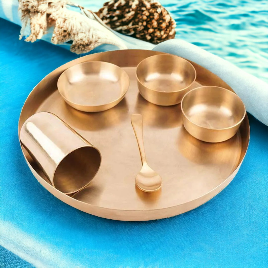 Tamas Bronze Shahi Dinner Set | 12 Inches