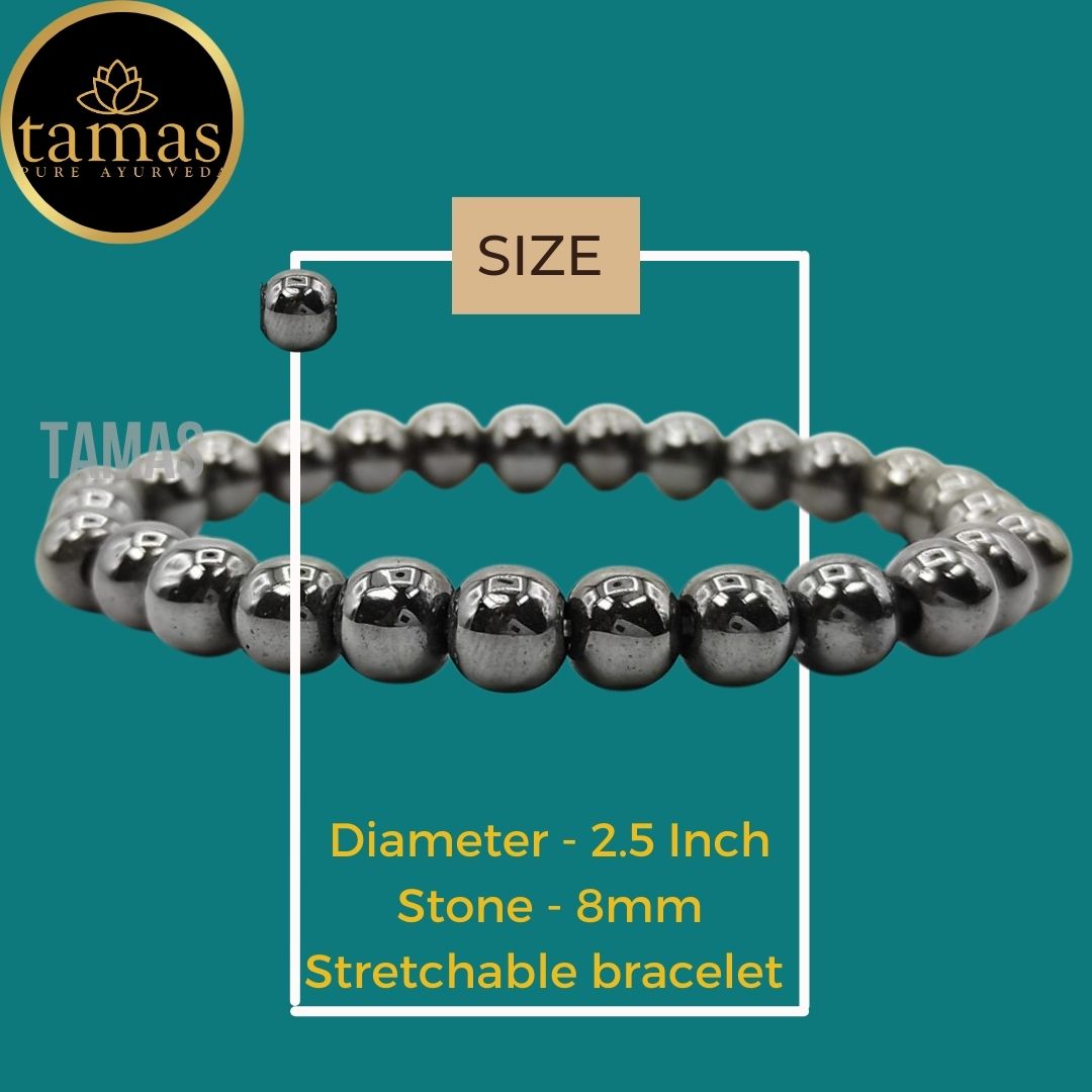 Tamas Hematite Healing Crystal Stretchable Bracelet