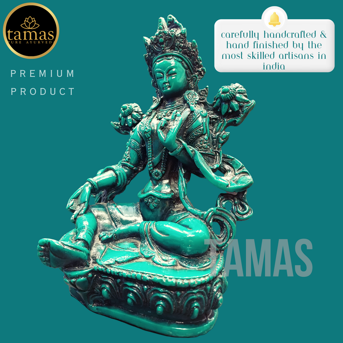 Tamas Poly Resin Tara Ma Statue (8 Inches)