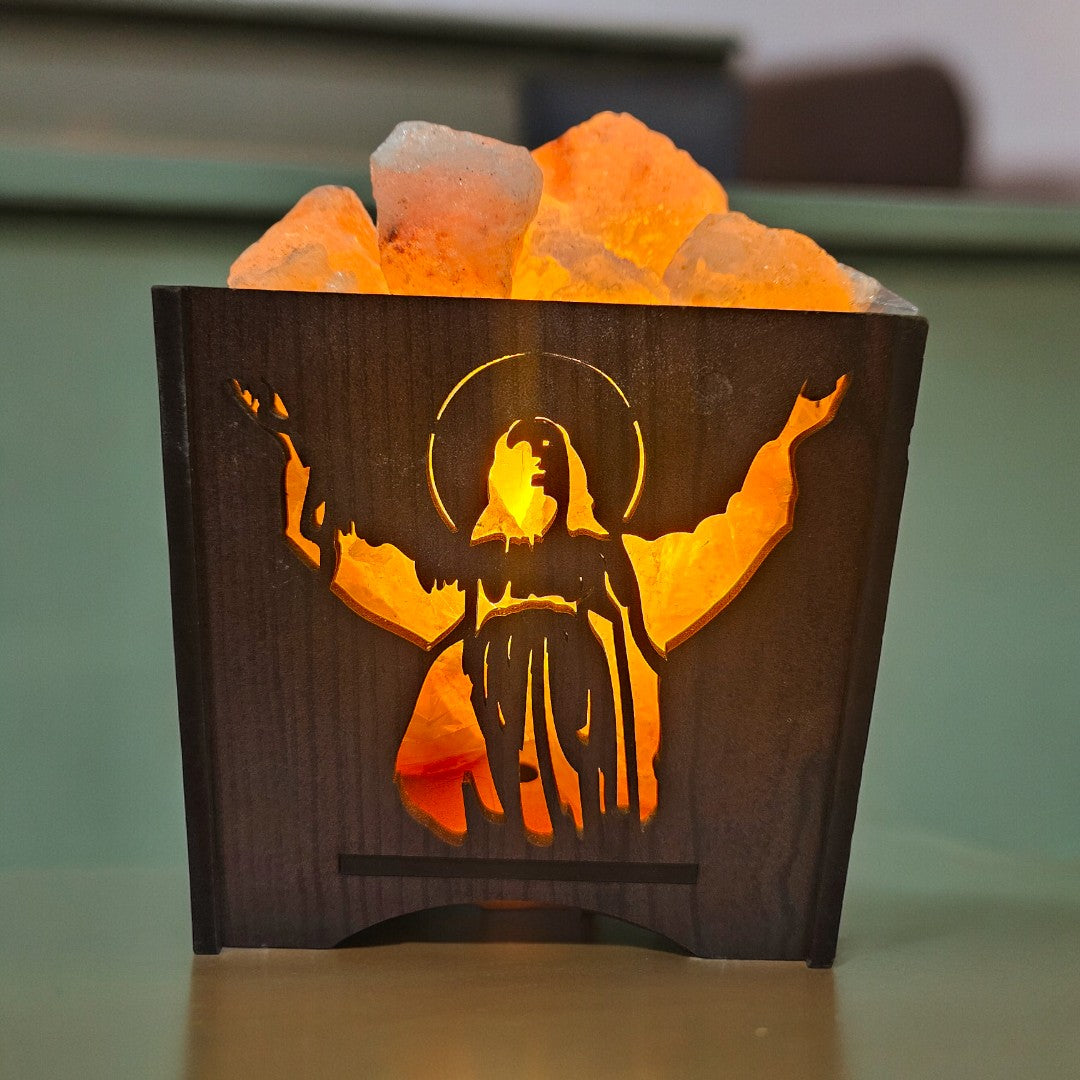 Jesus Angel Himalayan Rock Salt Lamp (6 Inch)