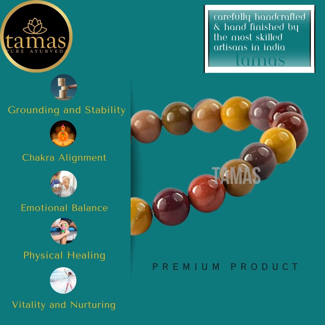 Tamas Mookaite Healing Crystal Stretchable Bracelet