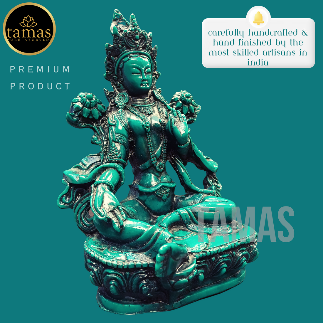 Tamas Poly Resin Tara Ma Statue (8 Inches)