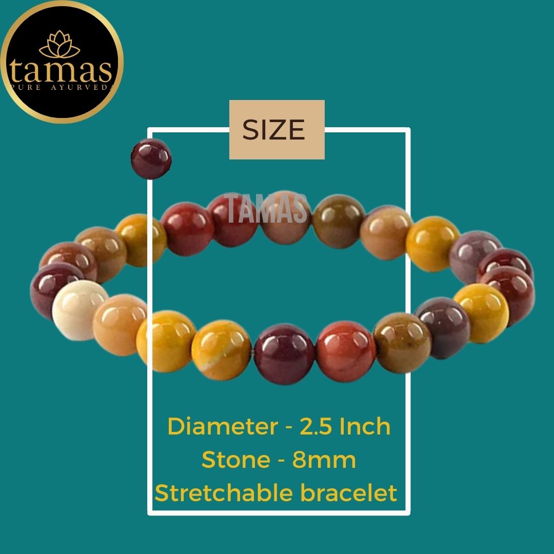 Tamas Mookaite Healing Crystal Stretchable Bracelet