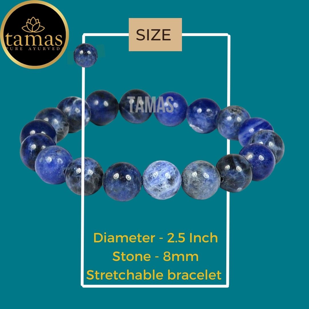 Tamas Sodalite Healing Crystal Stretchable Bracelet