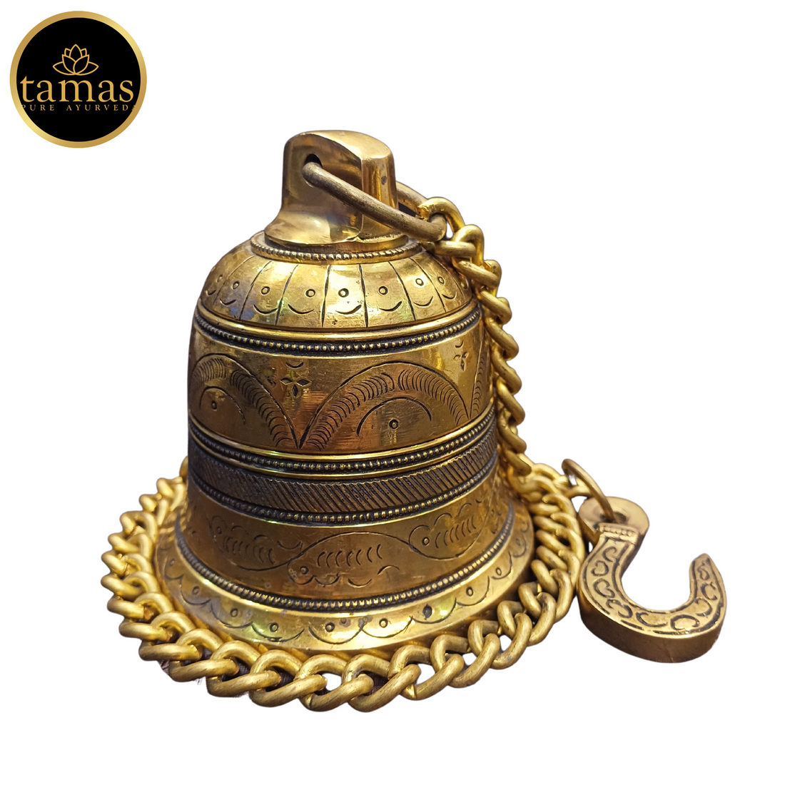 Tamas Brass Bell Hanging (4 Inches)