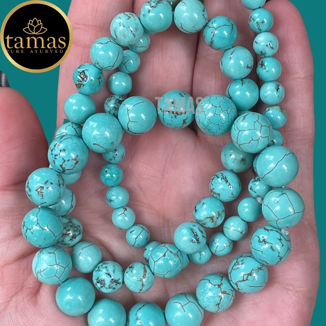 Tamas Turquoise Healing Crystal Stretchable Bracelet