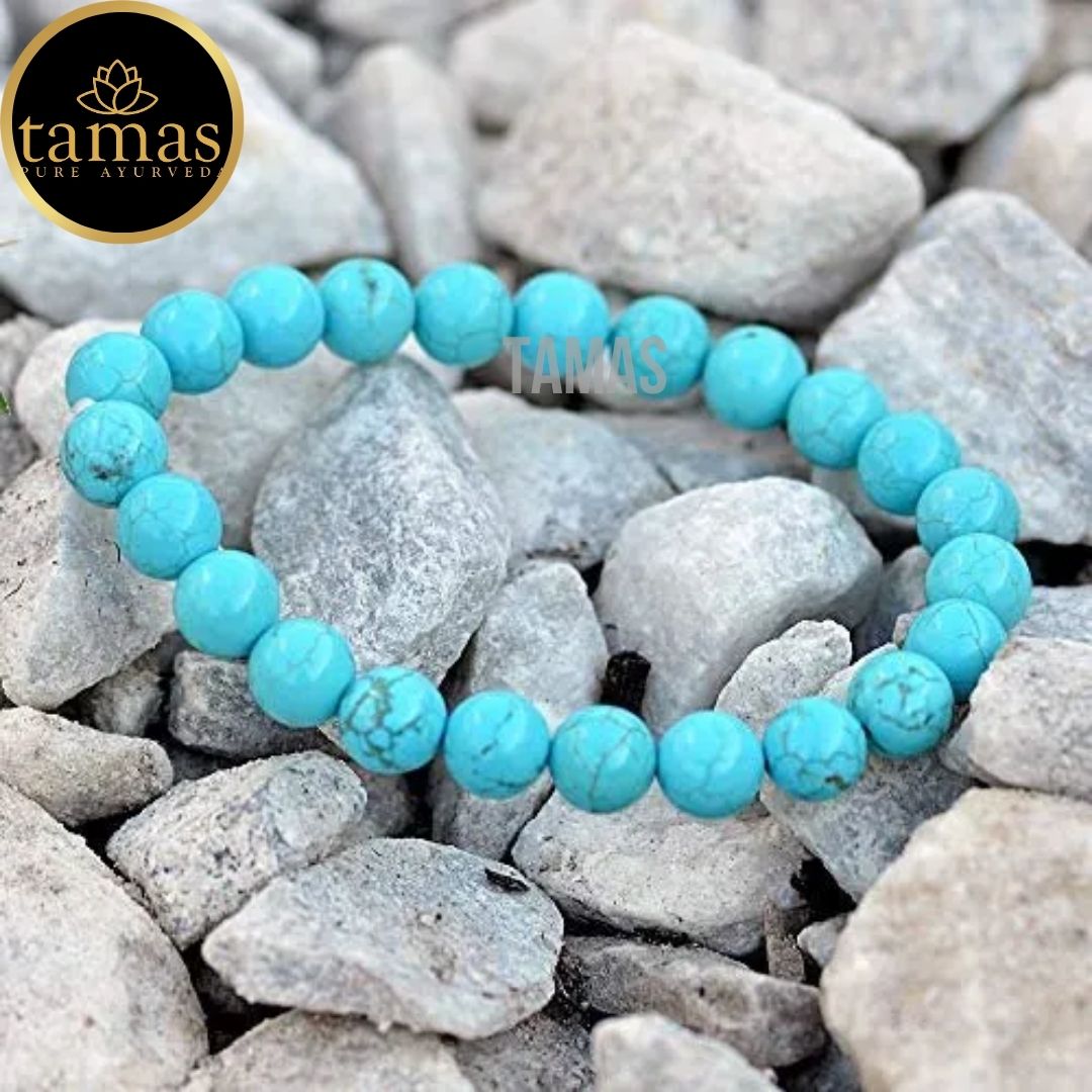 Tamas Turquoise Healing Crystal Stretchable Bracelet