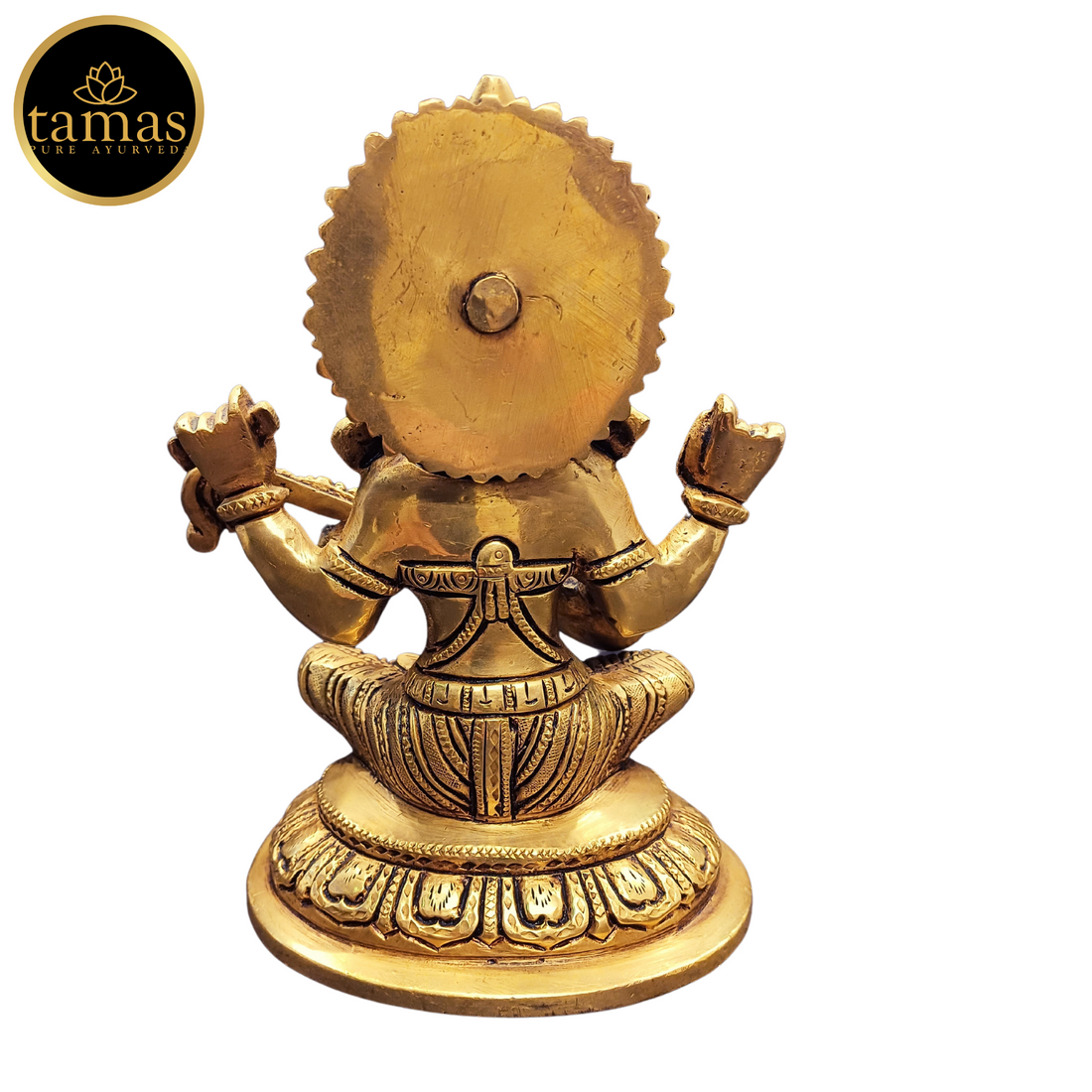 Tamas Brass Saraswati Statue (7.5 Inches)| Free Luxury Gift box