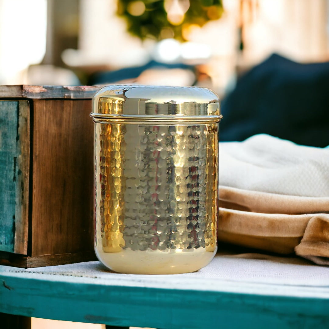 Tamas Brass Dabba / Container / Storage Box