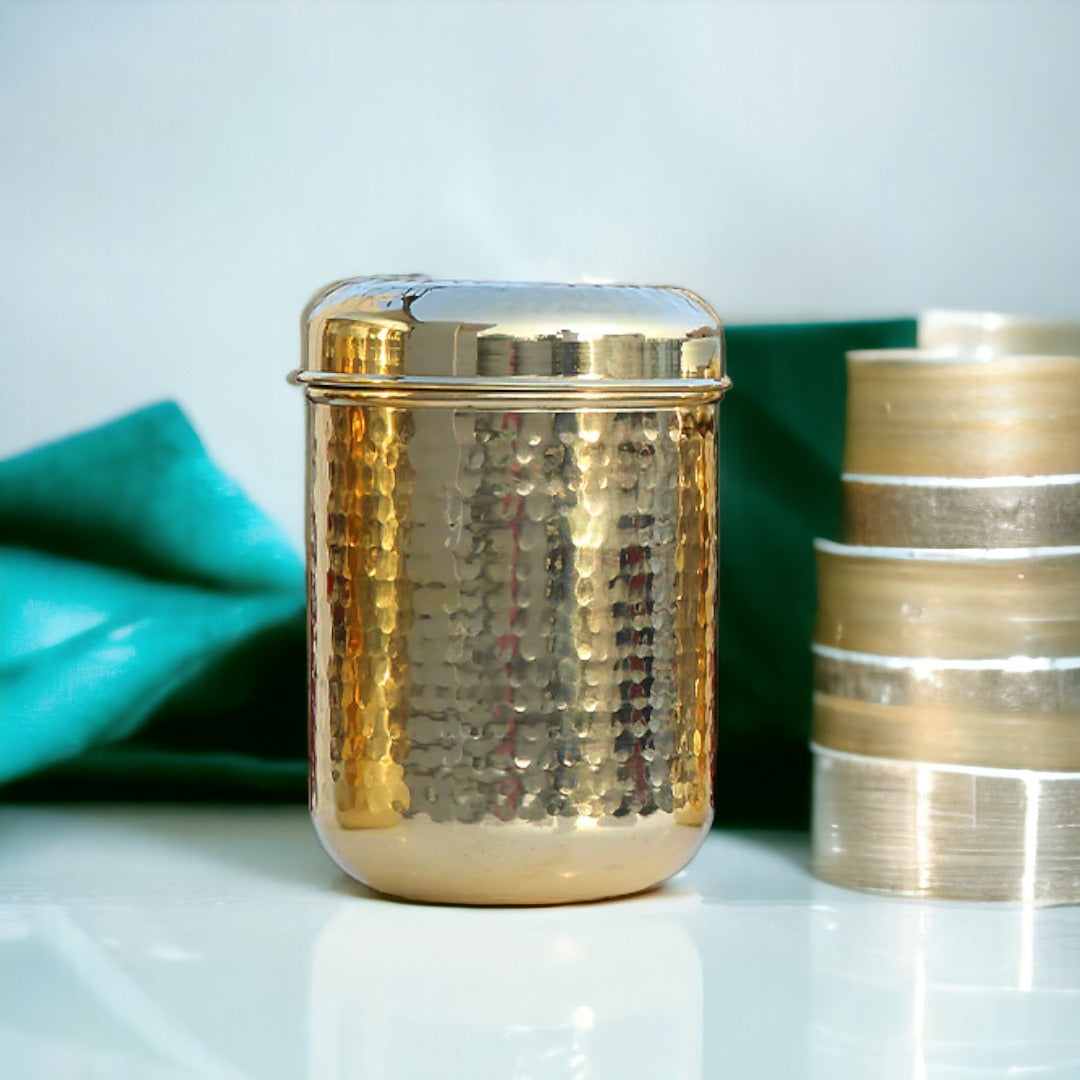 Tamas Brass Dabba / Container / Storage Box