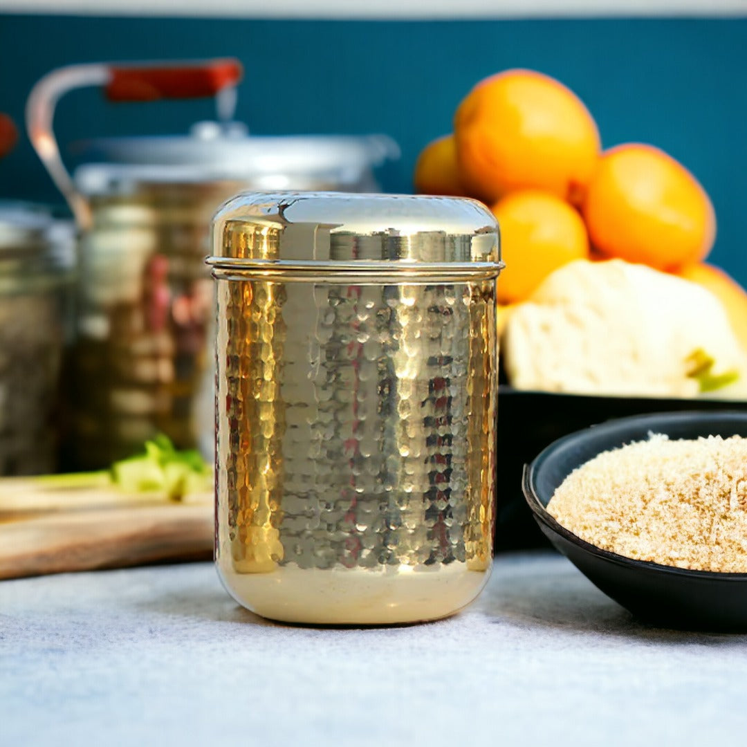 Tamas Brass Dabba / Container / Storage Box