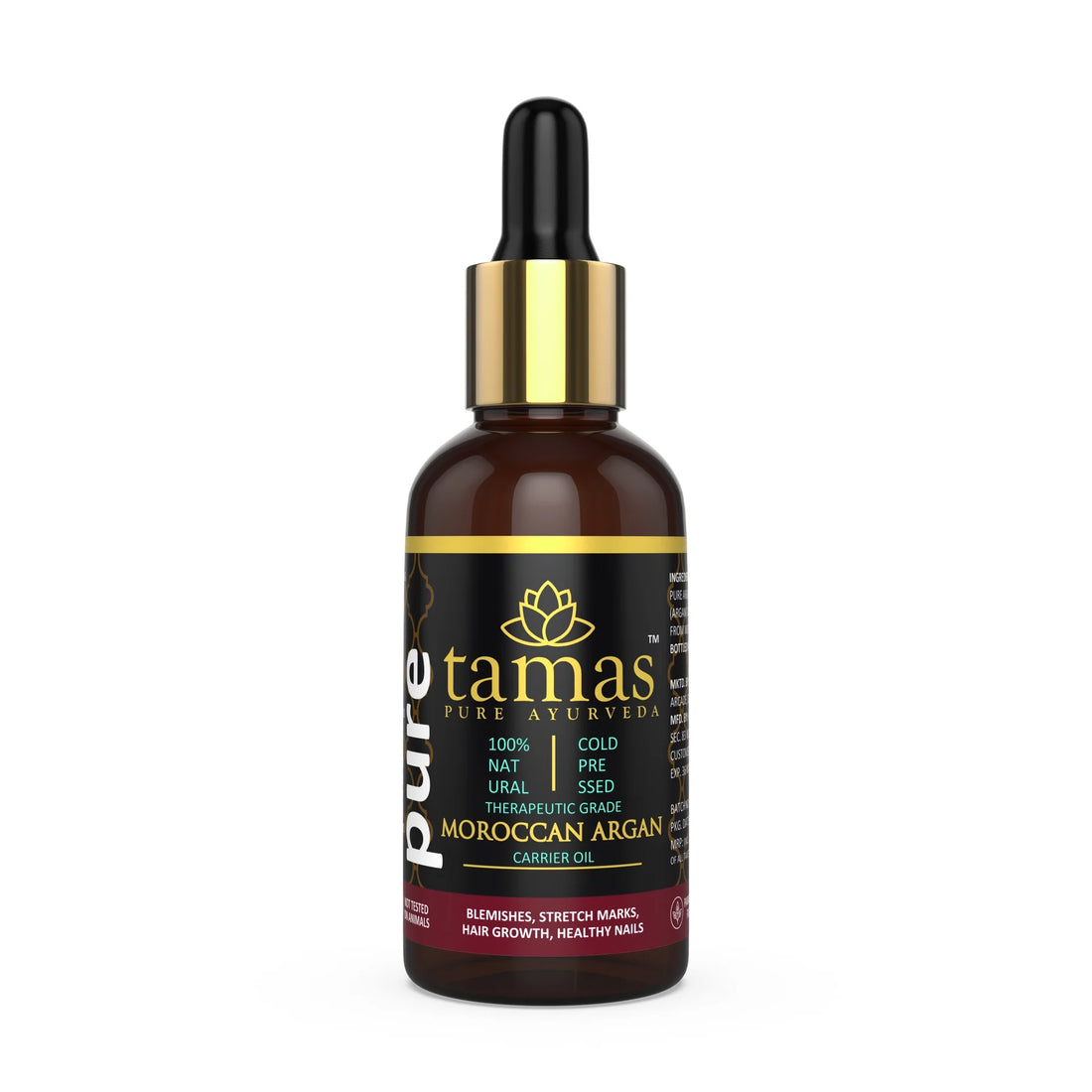 Tamas Essential & Cold Pressed Oil Combo | 100% Natural (30ml) | Pack of 5