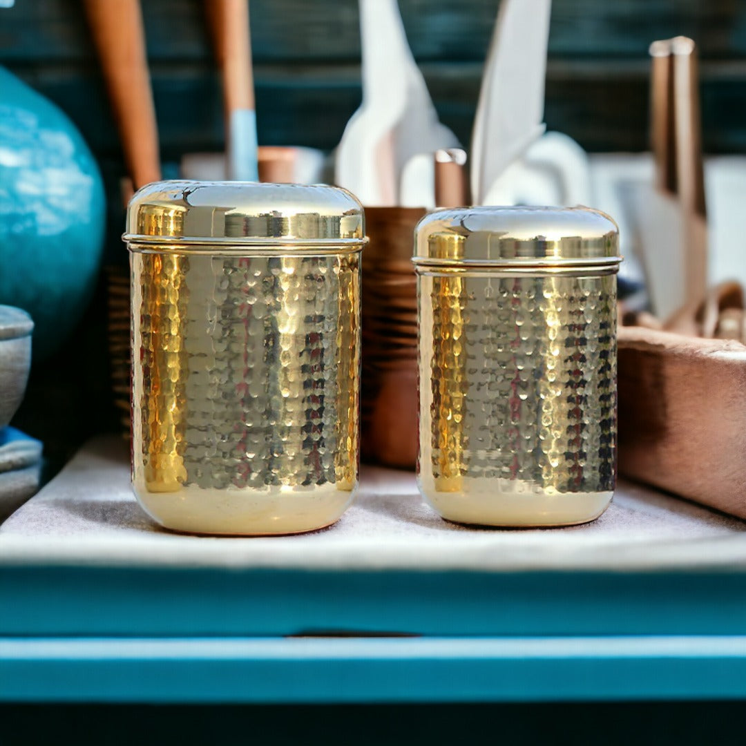 Tamas Brass Dabba / Container / Storage Box