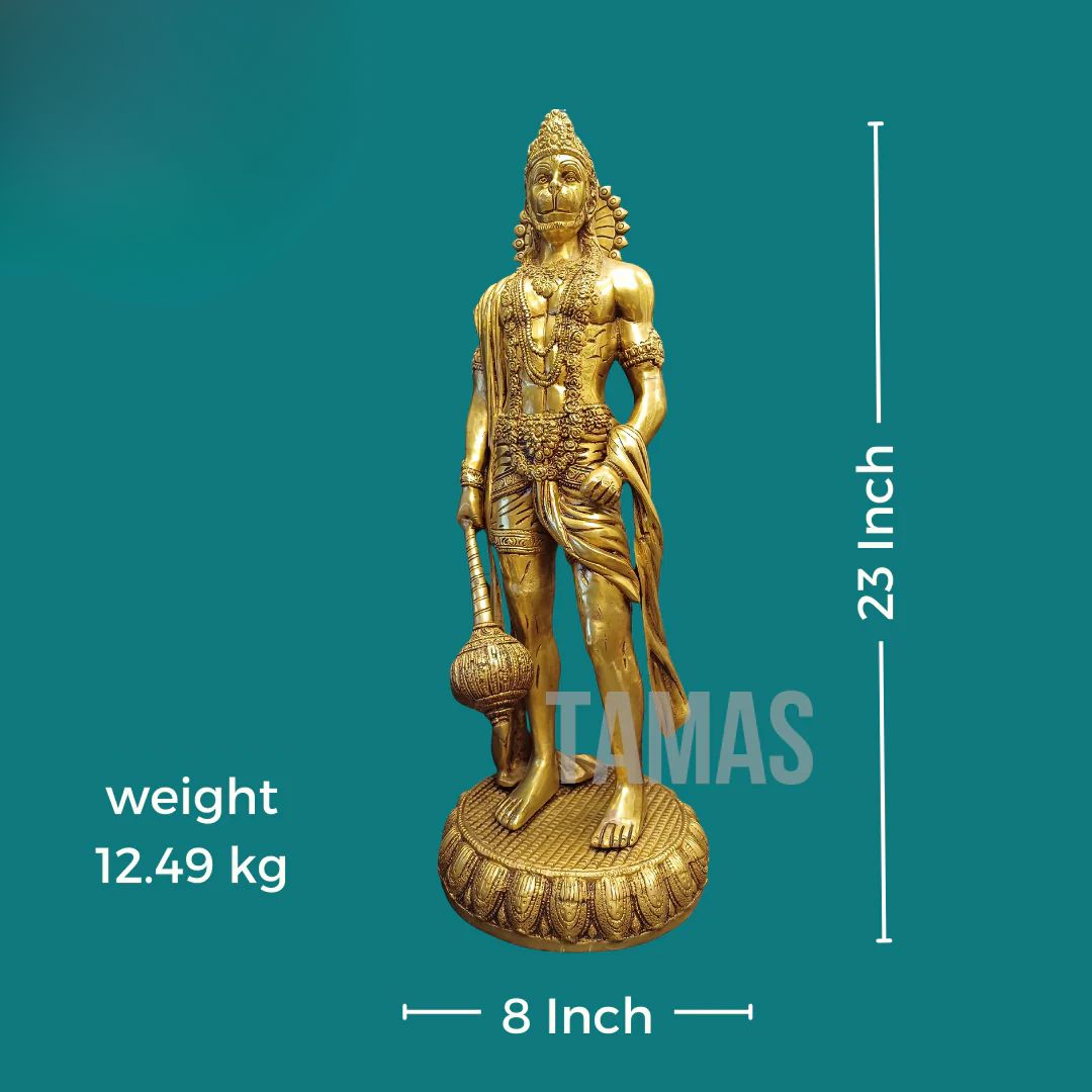 Brass Hanuman Ji Statue (24 Inch)