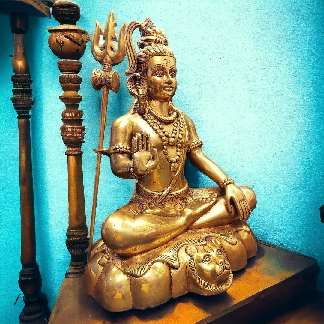 Tamas Brass Shiv Ji Statue (17 Inches)