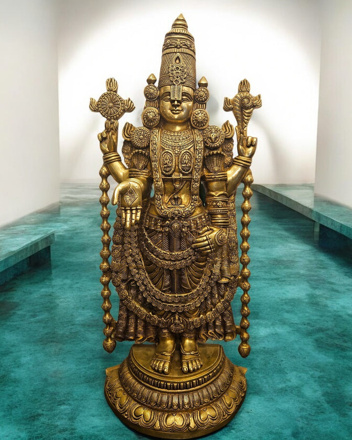 Tamas Brass Tirupati Bala Ji God Idol (40 Inches)