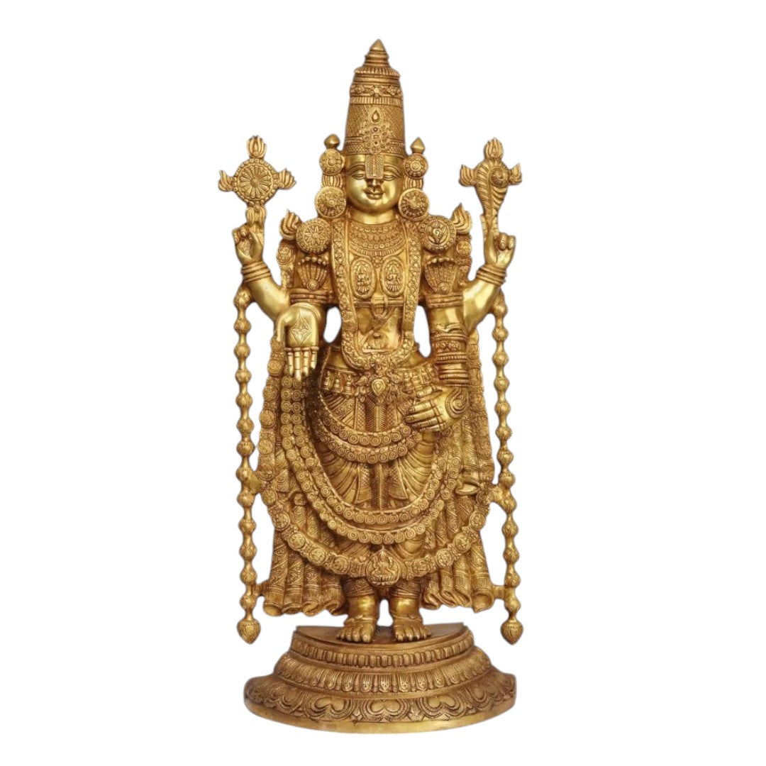 Tamas Brass Tirupati Bala Ji God Idol (38 Inches)