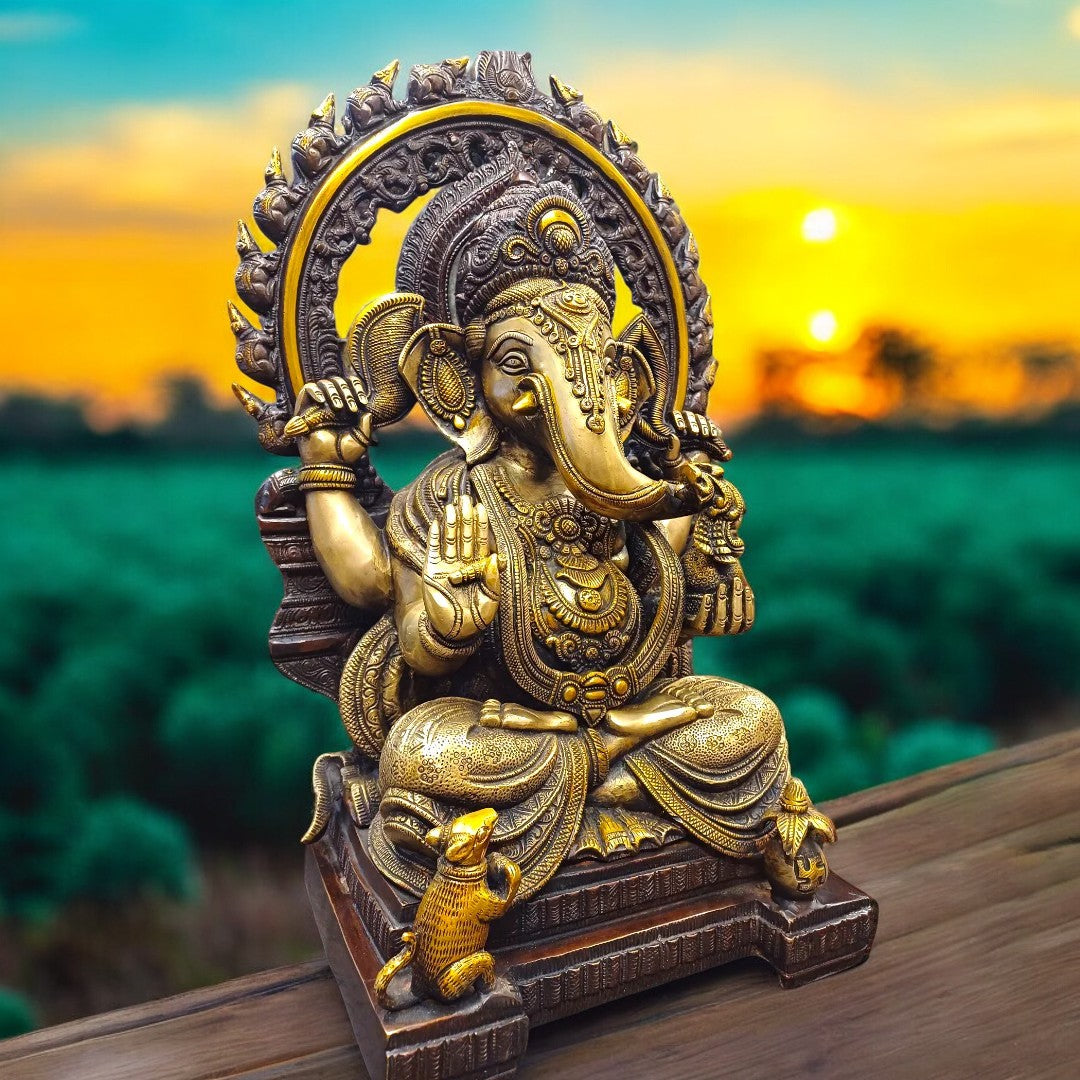 Tamas Brass Lord Ganesha Idol (21 Inch)