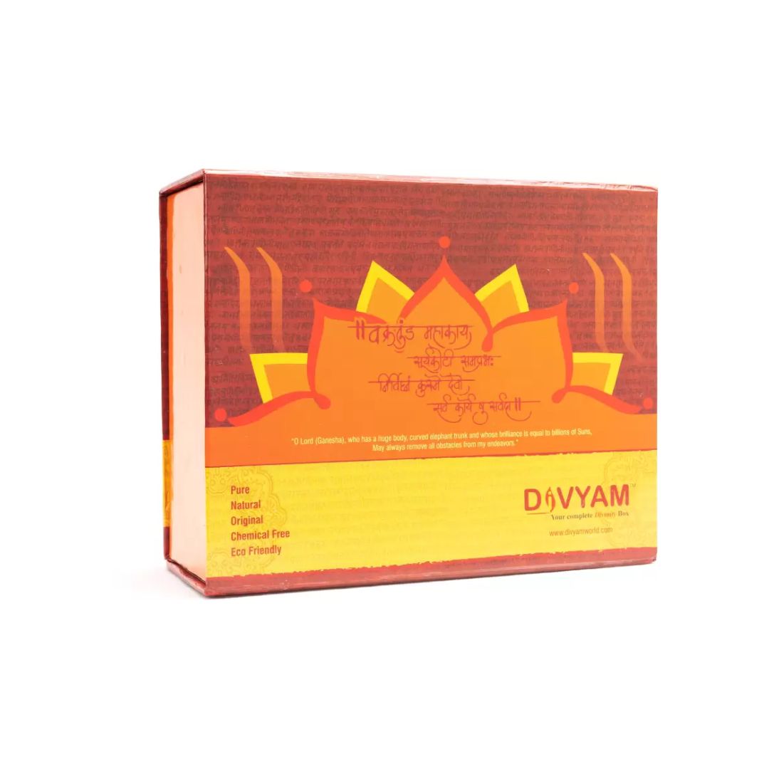 DIVYAM Diwali Puja Box, A set of 29 Puja Essentials.