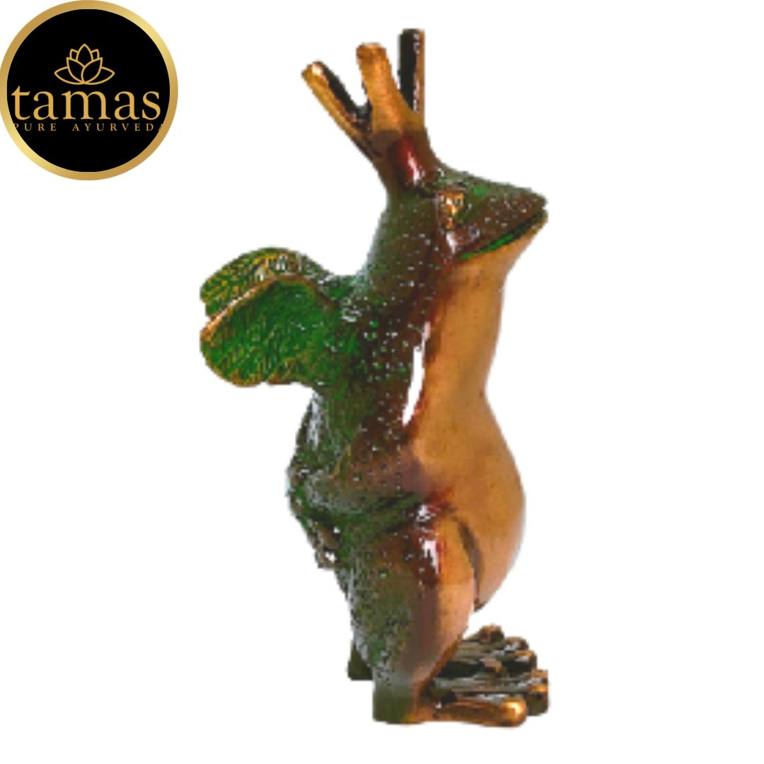 Tamas Brass The Frog Prince Showpiece (2 x 7 Inches, Multicolor) (Pack of 1)