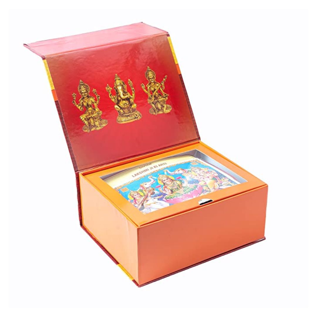 DIVYAM Diwali Puja Box, A set of 29 Puja Essentials.