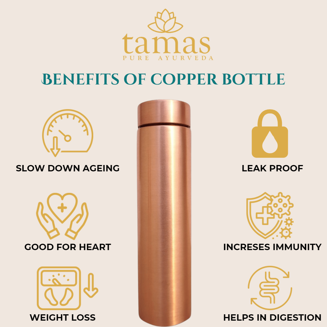 Tamas Jelly Plain Water Bottle Copper | 1000ml