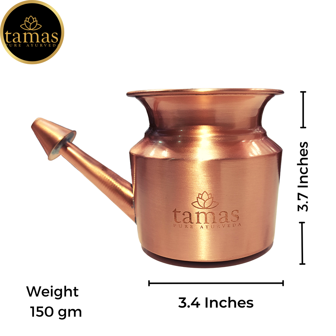 Copper Jal Neti Pot (400ML)