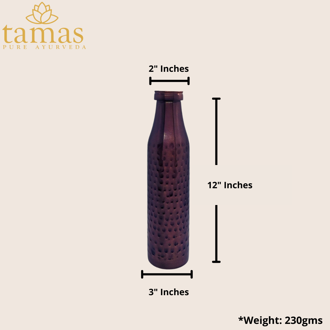 Tamas Hammered Antique Bmc Water Bottle Copper | 950ml