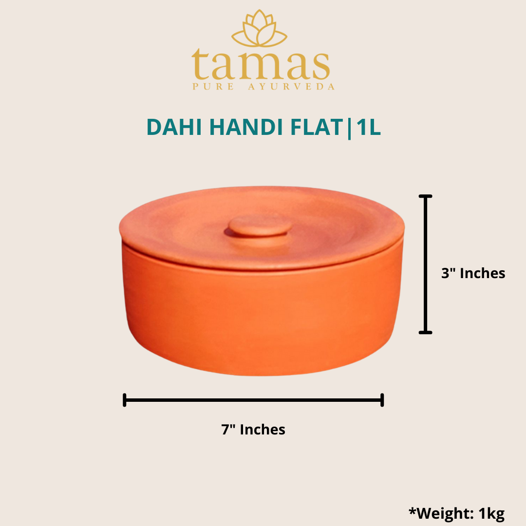 HANDMADE & ECO-FRIENDLY EARTHEN (CLAY/ TERRACOTTA) DAHI HANDI