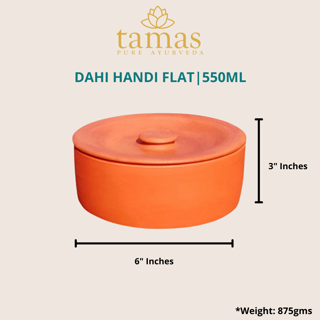 HANDMADE & ECO-FRIENDLY EARTHEN (CLAY/ TERRACOTTA) DAHI HANDI